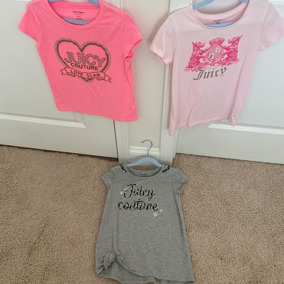 Beautiful bundle of Juicy Couture t-shirts for girl - Picture 2 of 5